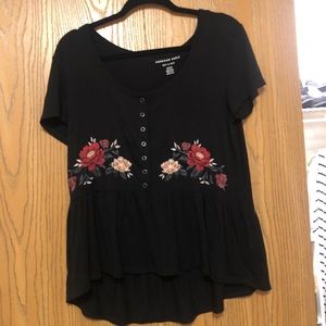 American Eagle babydoll top